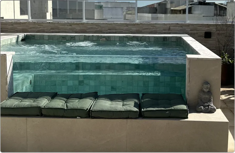 Projeto iGUi - Piscina entregue
