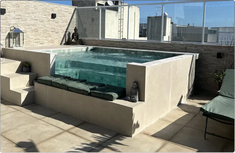 Projeto iGUi - Piscina entregue